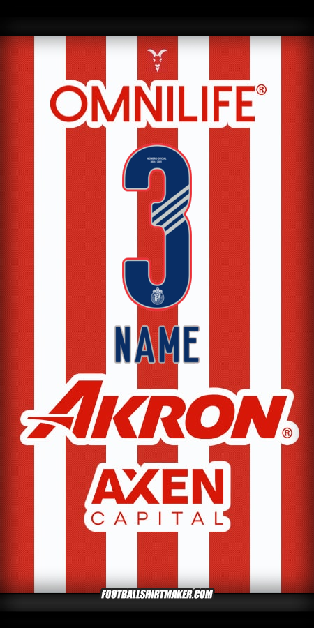 Jersey Guadalajara 2024/2025 -  name - 3