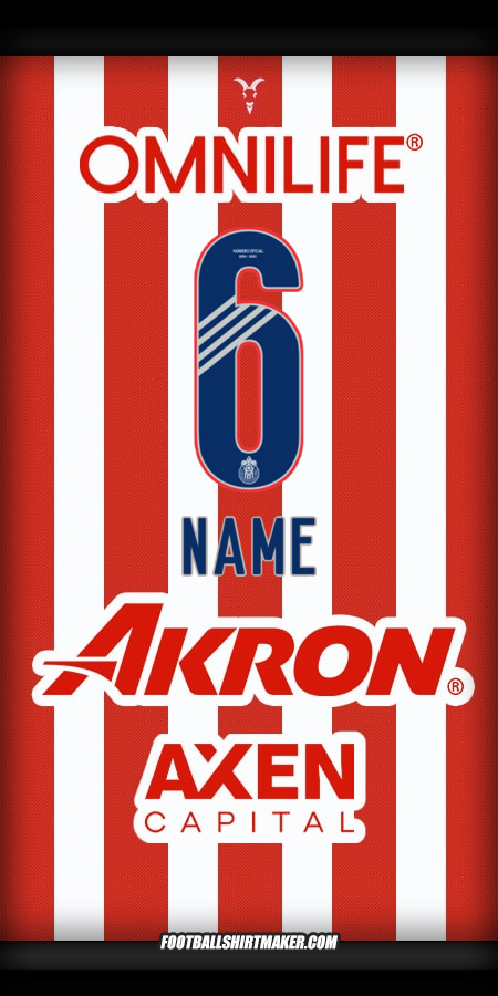 Shirt Guadalajara 2024/2025 -  name - 6