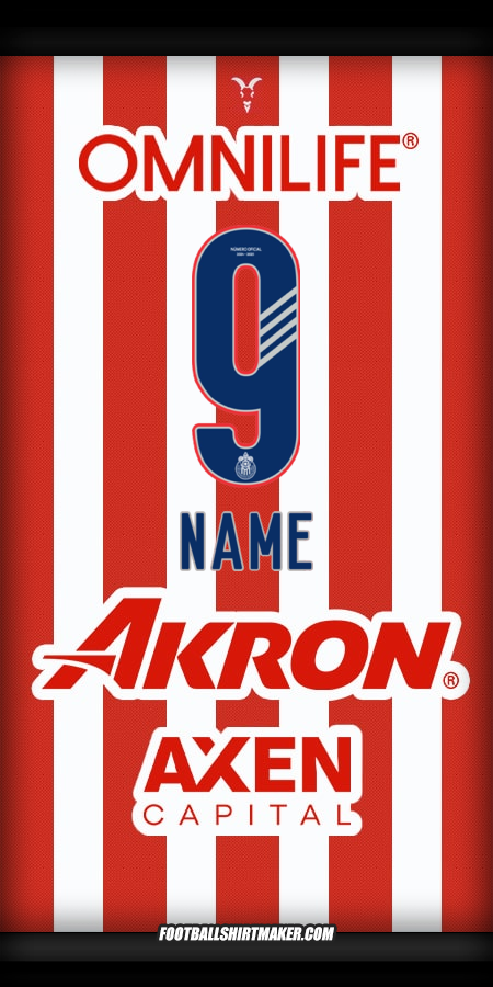 Jersey Guadalajara 2024/2025 -  name - 9