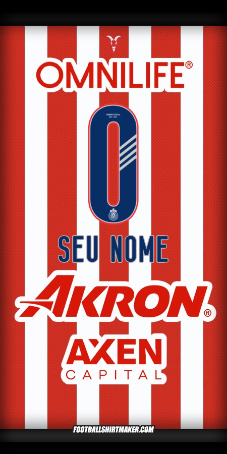Camisa Guadalajara 2024/2025 -  seu nome - 0