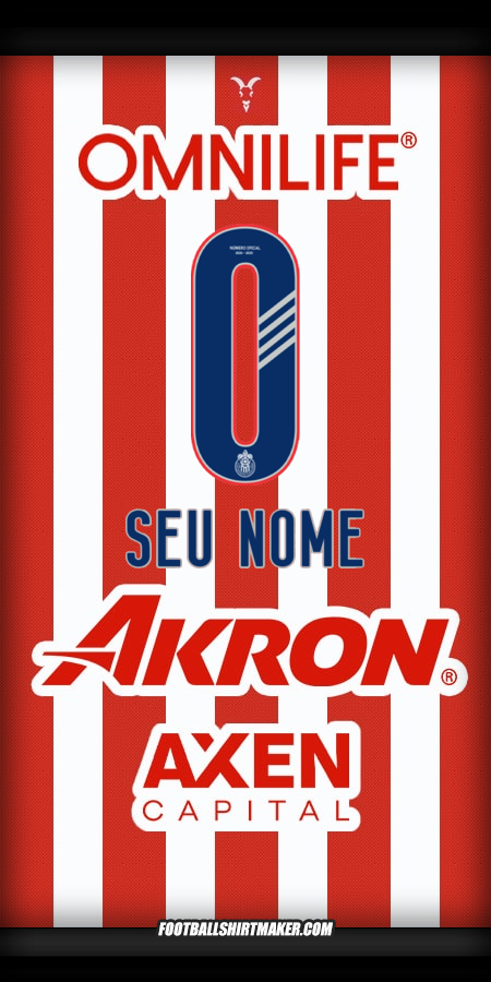 Camisa Guadalajara 2024/2025 -  seu nome - 0