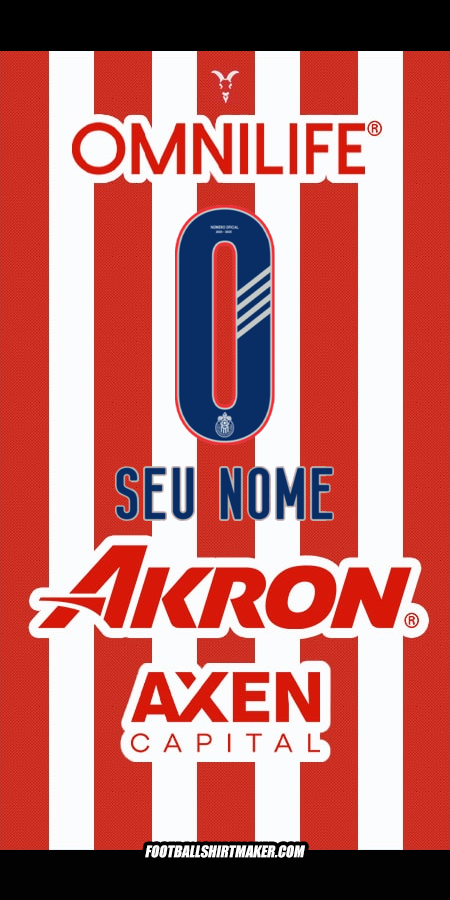 Camisa Guadalajara 2024/2025 -  seu nome - 0