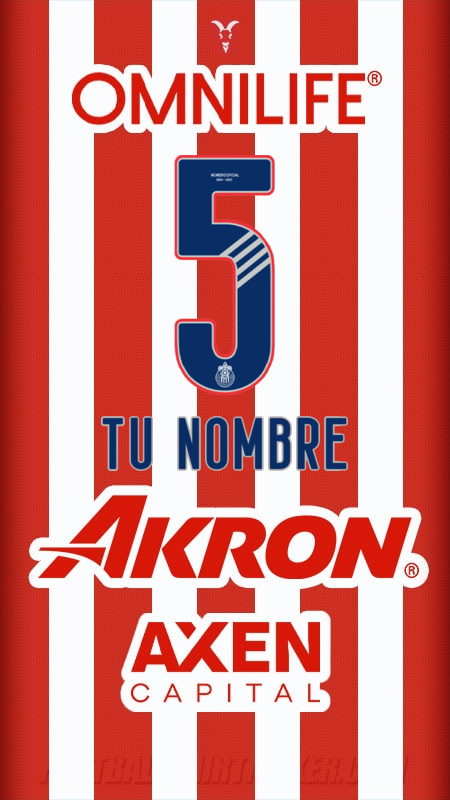 Camiseta Guadalajara 2024/2025 número 5 tu nombre