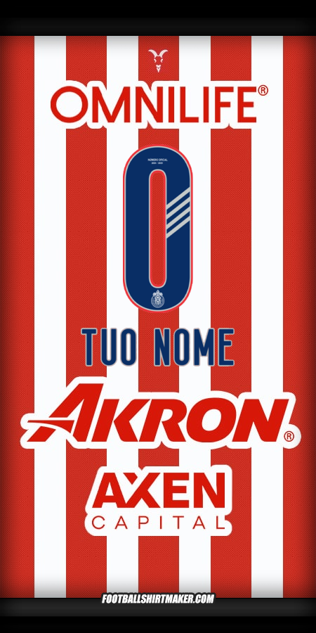 Maglia Guadalajara 2024/2025 -  tuo nome - 0