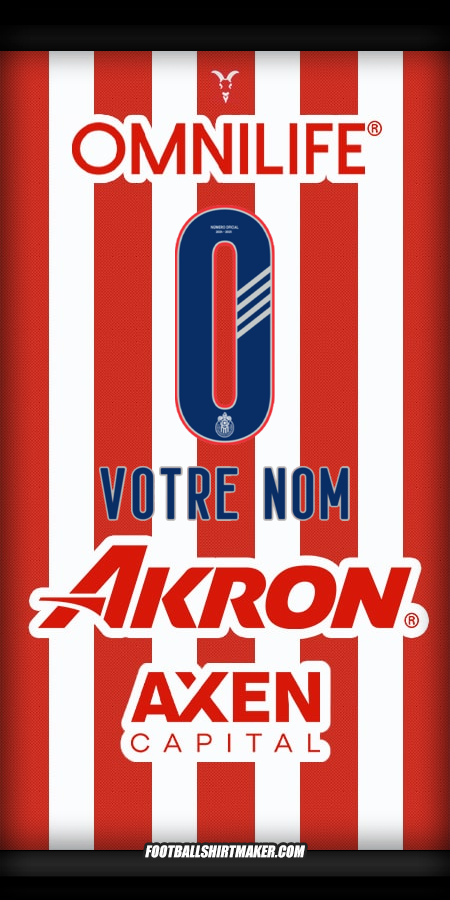 Maillot Guadalajara 2024/2025 -  votre nom - 0