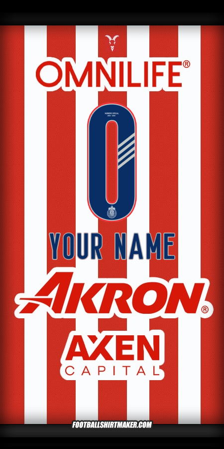 Jersey Guadalajara 2024/2025 -  your name - 0