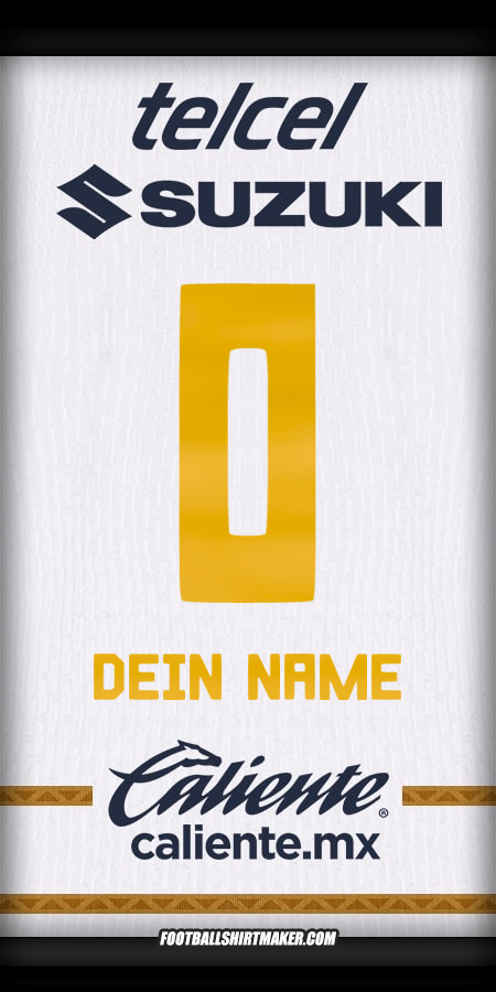 Trikot Pumas UNAM 2024/2025 -  dein name - 0