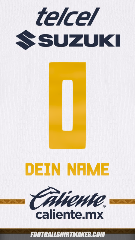 Trikot Pumas UNAM 2024/2025 -  dein name - 0