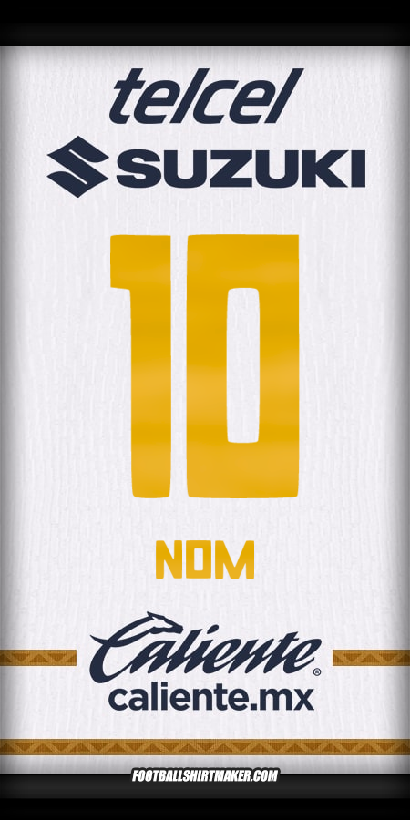 Maillot Pumas UNAM 2024/2025 -  nom - 10