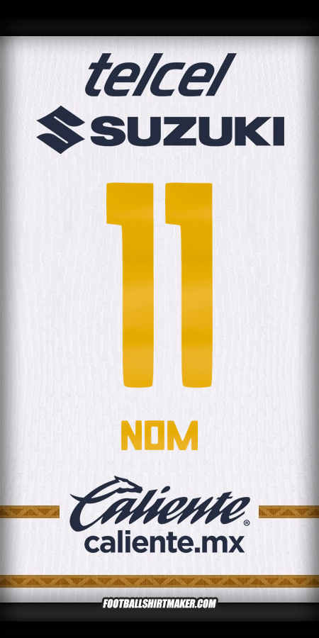 Maillot Pumas UNAM 2024/2025 -  nom - 11