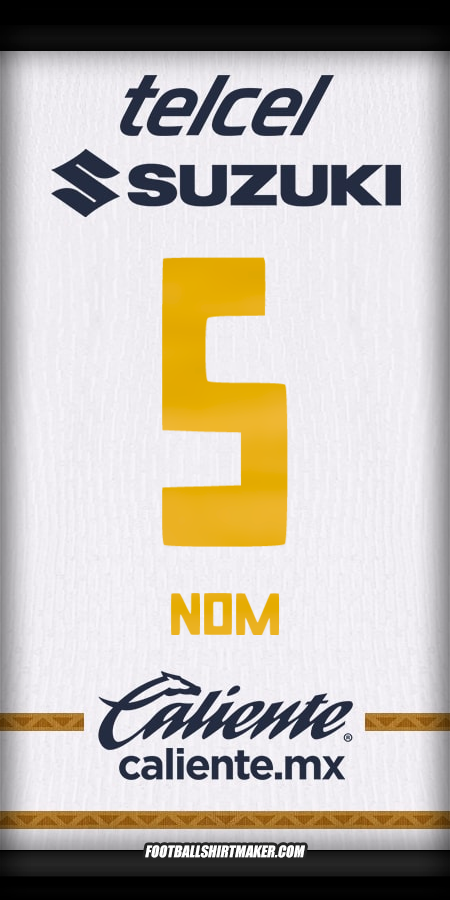 Maillot Pumas UNAM 2024/2025 -  nom - 5