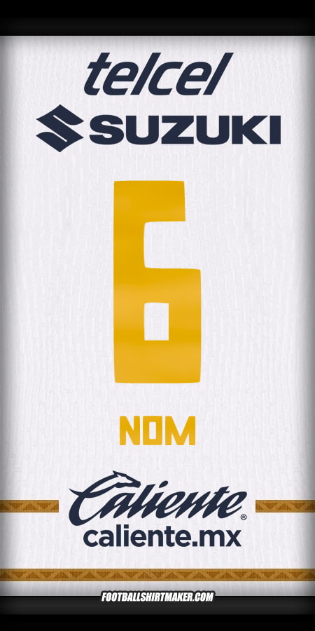 Maillot Pumas UNAM 2024/2025 -  nom - 6