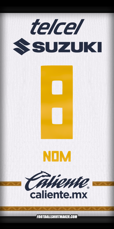 Maillot Pumas UNAM 2024/2025 -  nom - 8