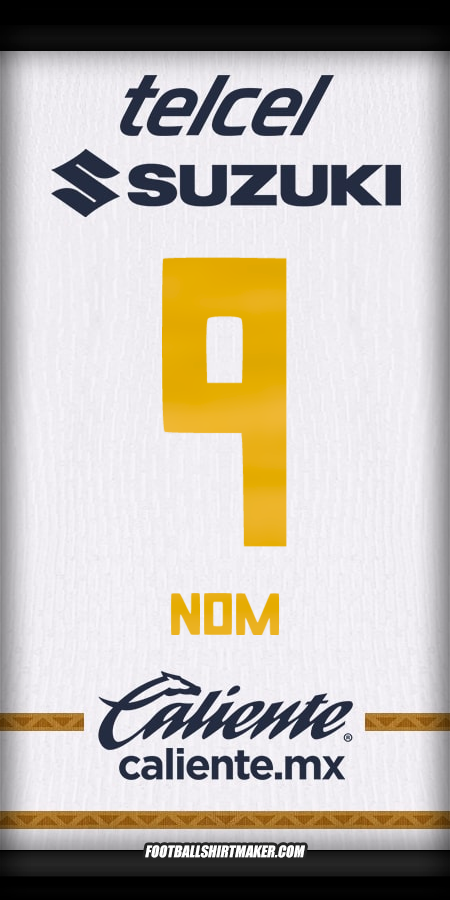 Maillot Pumas UNAM 2024/2025 -  nom - 9