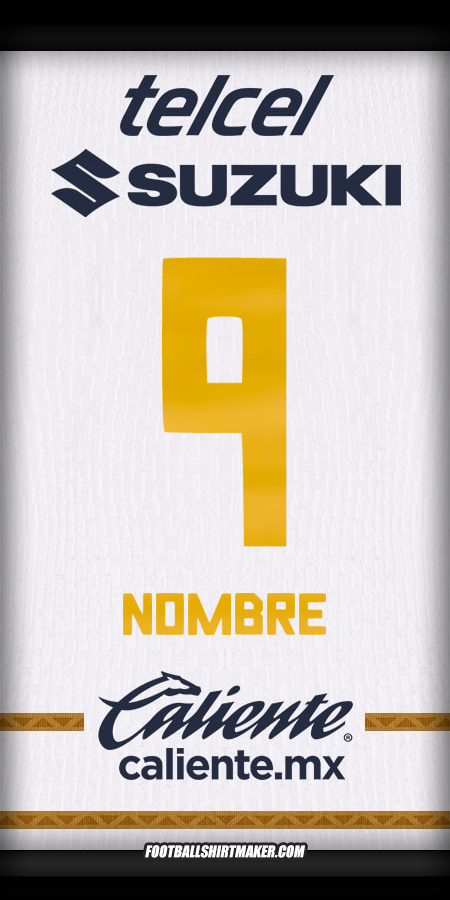 Camiseta Pumas UNAM 2024/2025 -  nombre - 9