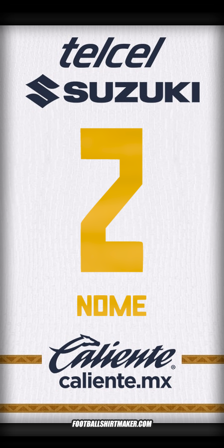 Camisa Pumas UNAM 2024/2025 -  nome - 2