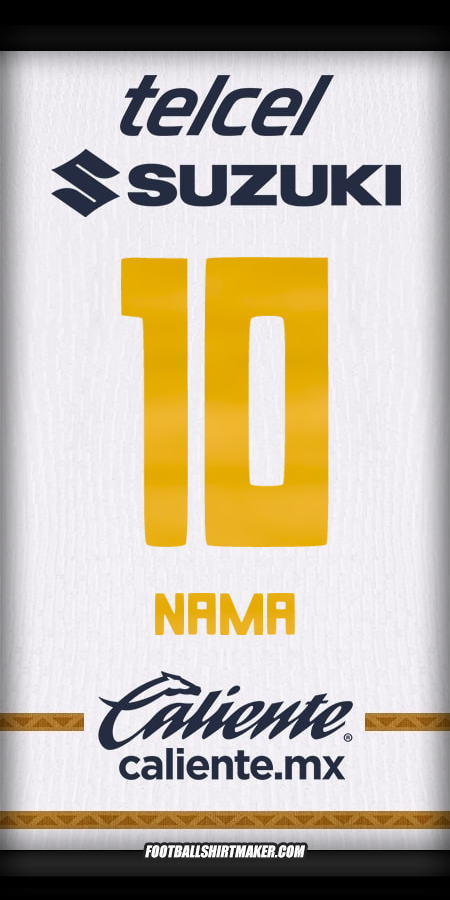 Jersey Pumas UNAM 2024/2025 -  nama - 10
