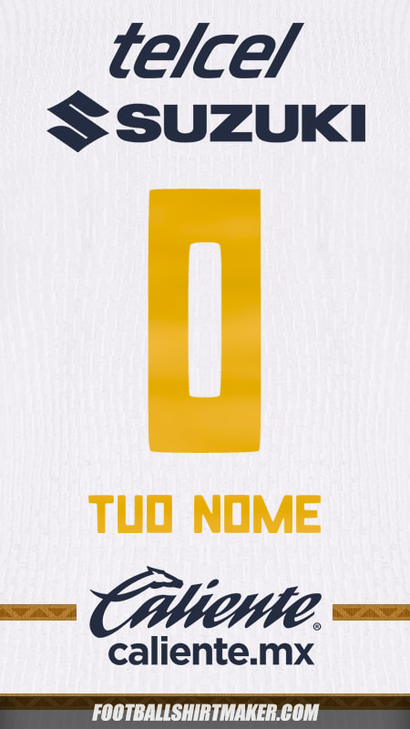 Maglia Pumas UNAM 2024/2025 -  tuo nome - 0