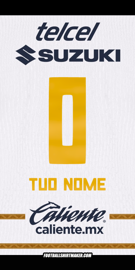Maglia Pumas UNAM 2024/2025 -  tuo nome - 0