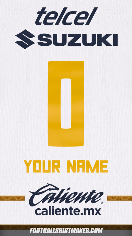 Jersey Pumas UNAM 2024/2025 -  your name - 0