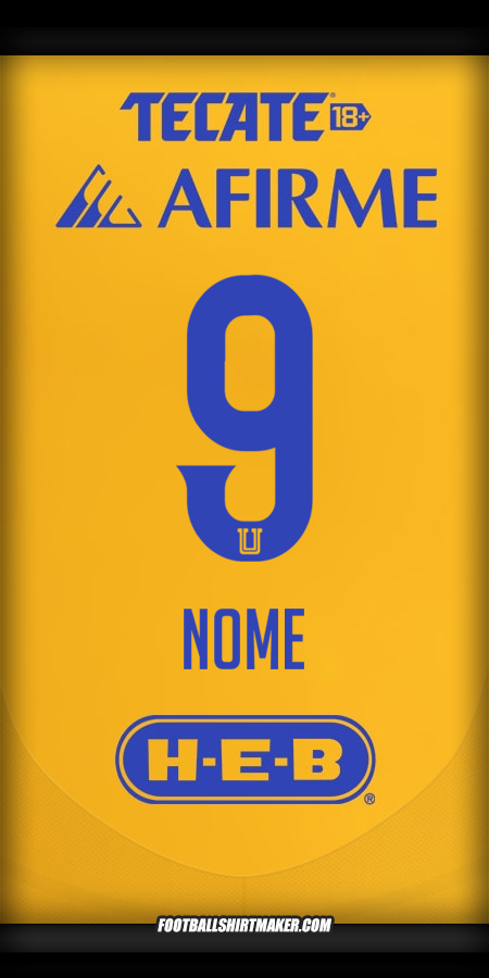 Maglia Tigres UANL 2024/2025 -  nome - 9