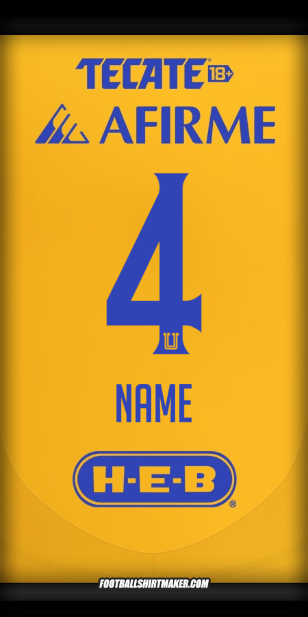 Shirt Tigres UANL 2024/2025 -  name - 4