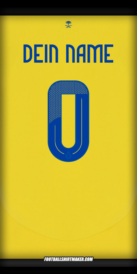 Trikot Al Nassr 2024/2025 Cup -  dein name - 0