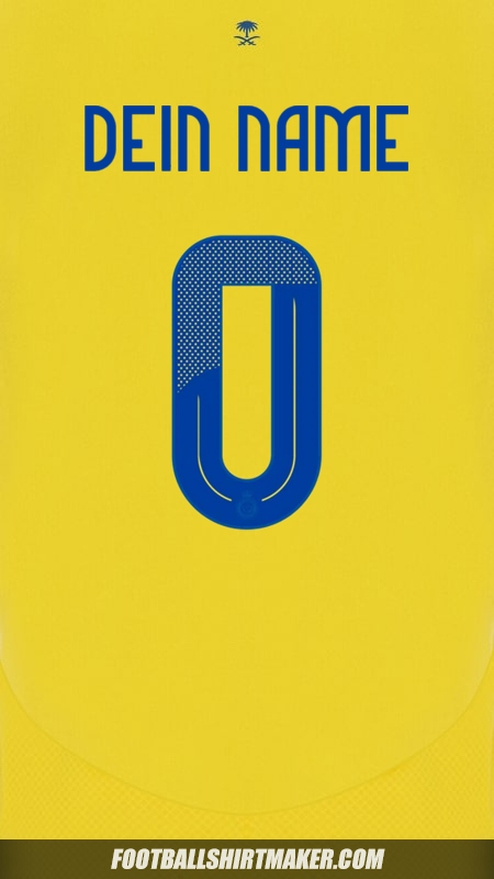 Trikot Al Nassr 2024/2025 Cup -  dein name - 0