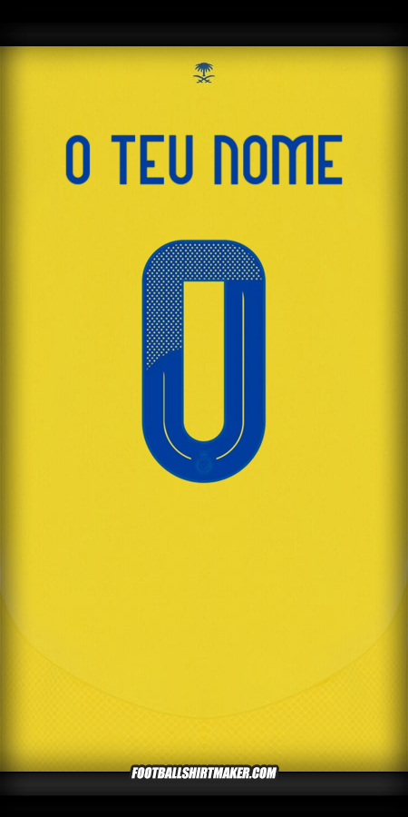 Camisola Al Nassr Cup 2024/2025 -  o teu nome - 0
