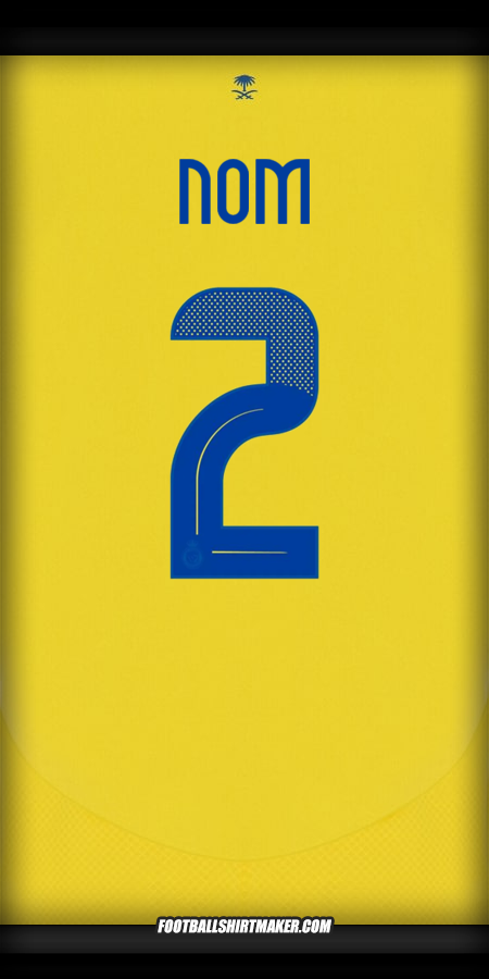 Maillot Al Nassr Cup 2024/2025 -  nom - 2