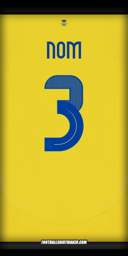 Maillot Al Nassr Cup 2024/2025 -  nom - 3
