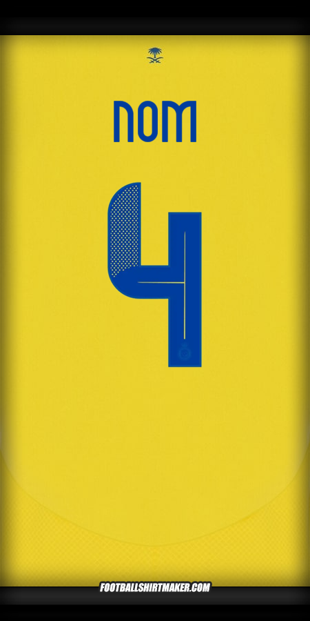 Maillot Al Nassr Cup 2024/2025 -  nom - 4