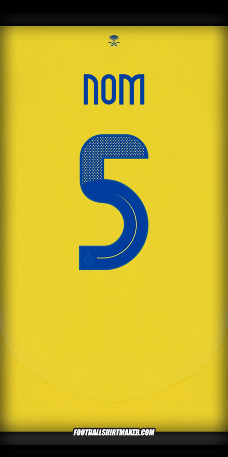 Maillot Al Nassr Cup 2024/2025 -  nom - 5