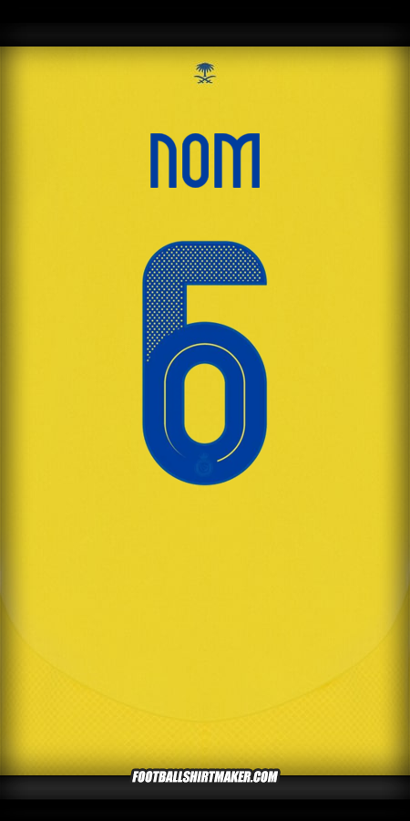Maillot Al Nassr Cup 2024/2025 -  nom - 6
