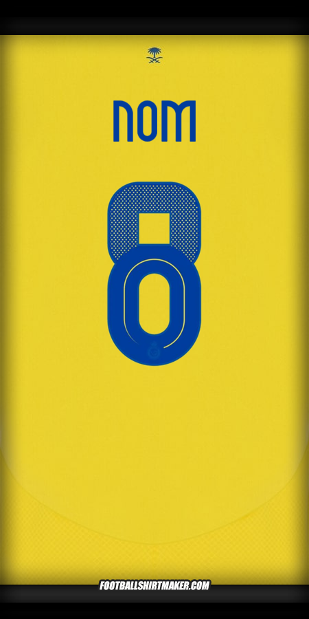 Maillot Al Nassr Cup 2024/2025 -  nom - 8