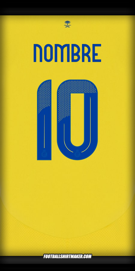 Jersey Al Nassr Cup 2024/2025 -  nombre - 10