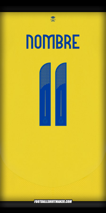 Jersey Al Nassr Cup 2024/2025 -  nombre - 11