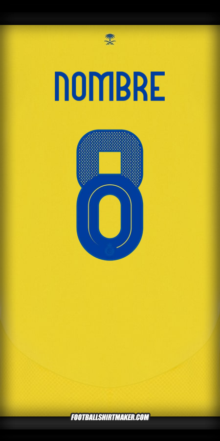 Camiseta Al Nassr Cup 2024/2025 -  nombre - 8