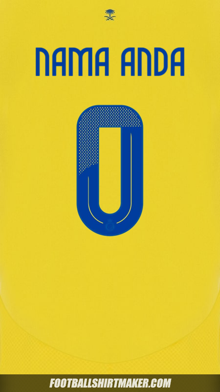 Jersey Al Nassr 2024/2025 Cup -  nama anda - 0