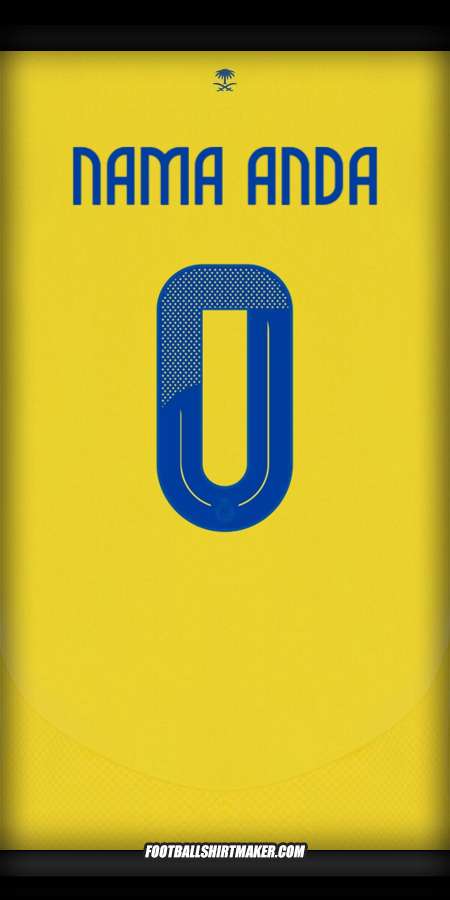 Jersey Al Nassr Cup 2024/2025 -  nama anda - 0