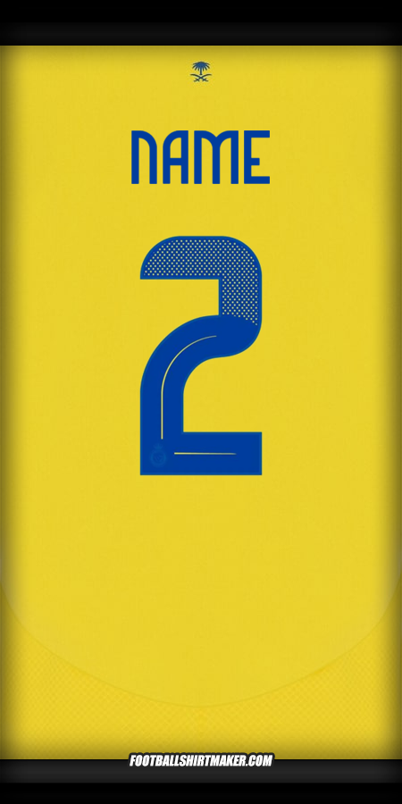 Trikot Al Nassr Cup 2024/2025 -  name - 2