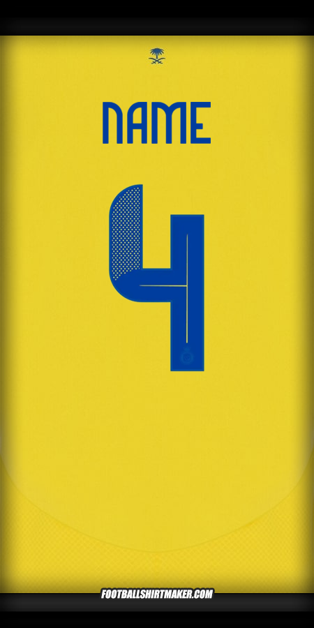 Trikot Al Nassr Cup 2024/2025 -  name - 4
