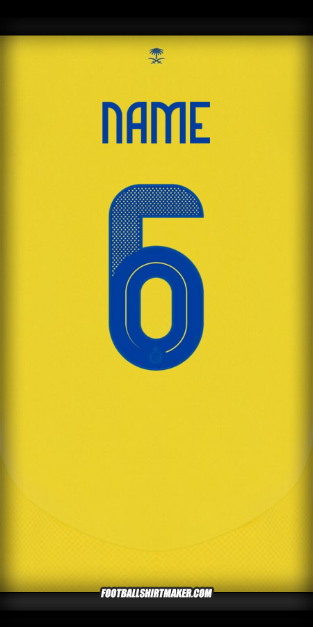 Jersey Al Nassr Cup 2024/2025 -  name - 6