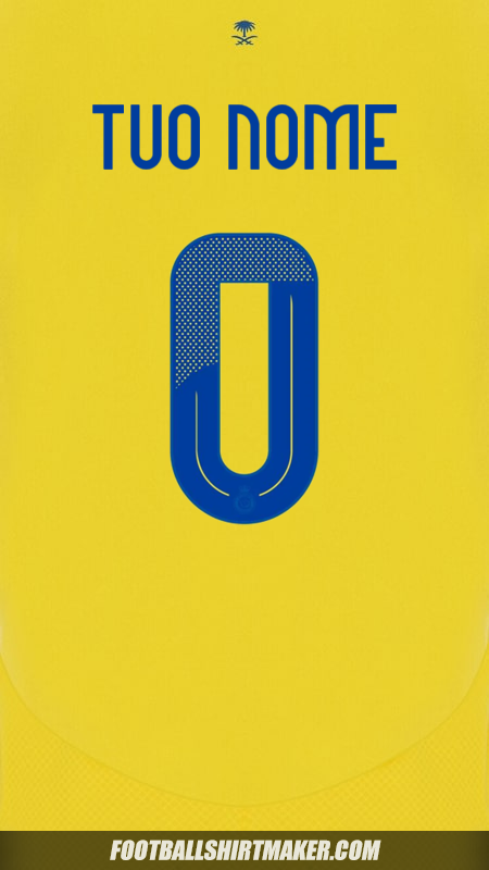 Maglia Al Nassr 2024/2025 Cup -  tuo nome - 0