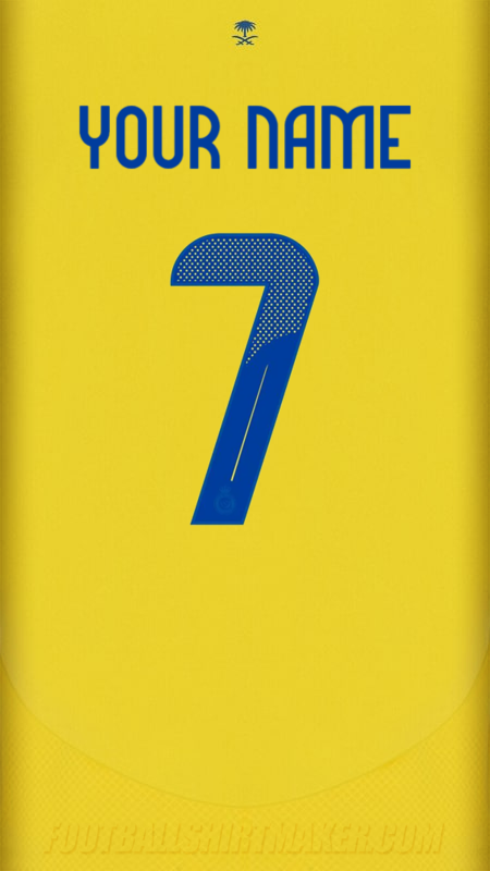 Al Nassr 2024/2025 Cup shirt number 7 your name