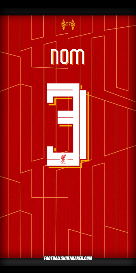 Maillot Liverpool FC Cup 2024/2025 -  nom - 3