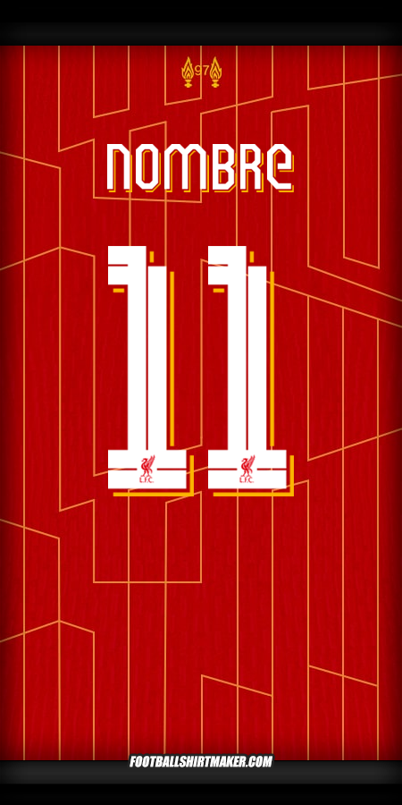 Jersey Liverpool FC Cup 2024/2025 -  nombre - 11