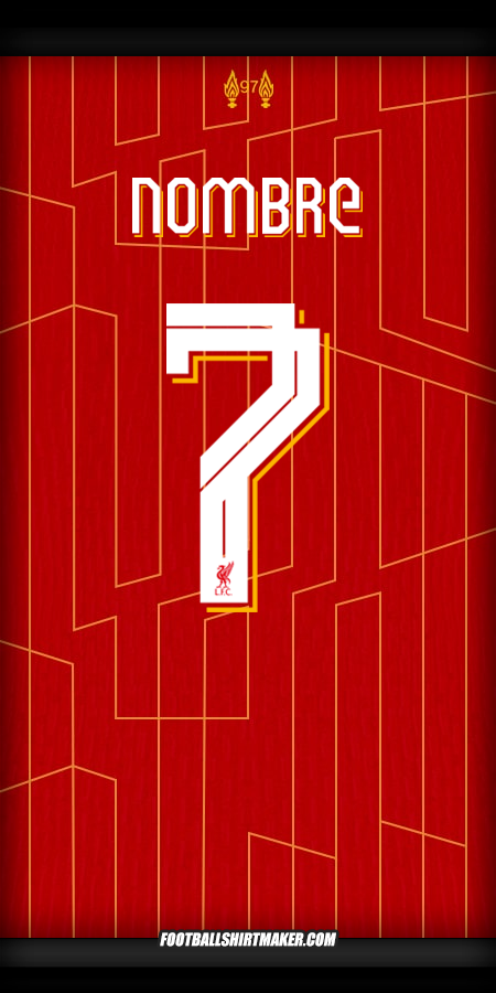 Jersey Liverpool FC Cup 2024/2025 -  nombre - 7
