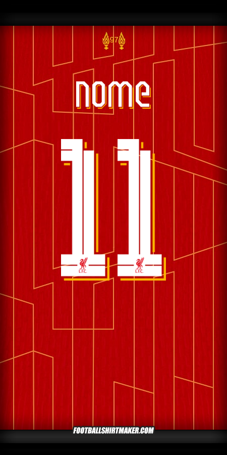 Maglia Liverpool FC Cup 2024/2025 -  nome - 11