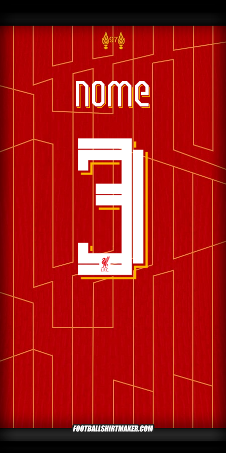 Maglia Liverpool FC Cup 2024/2025 -  nome - 3